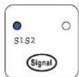 Yard Force Classic 500B - LED-signalcontrollampje op het laadstation - 1