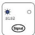 Yard Force Classic 500B - LED signal indicator on docking station - 1