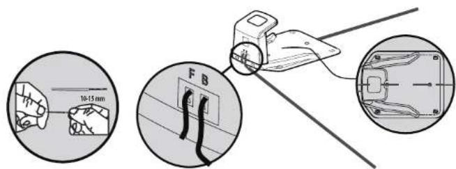 Yard Force Classic 500B - Connect the docking station to the boundary wire - 1