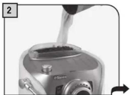 PHILIPS Saeco 10001606 - STARTING THE MACHINE - 2