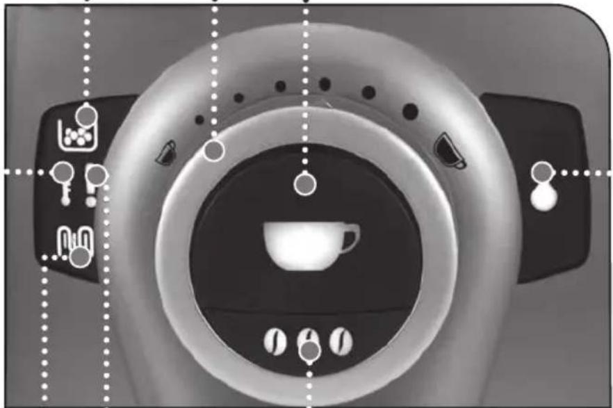 PHILIPS Saeco 10001606 - Coffee button: - 1