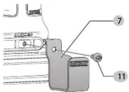 DEWALT DCE151 - Retrait et fixation du crochet (Fig. A, C) - 1