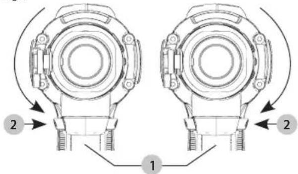 DEWALT DCE151 - Gatillo y botón direccional/ de bloqueo (Fig. F) - 1