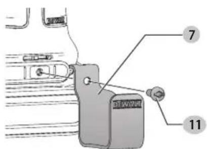 DEWALT DCE151 - Removing and Attaching the Hang Hook (Fig. A, C) - 1