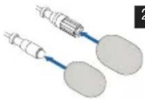 AKG HC 81 MD - Attaching the ear hook microphone - 4