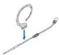 AKG HC 81 MD - Attaching the ear hook microphone - 6