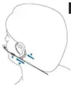 AKG HC 81 MD - Attaching the ear hook microphone - 12