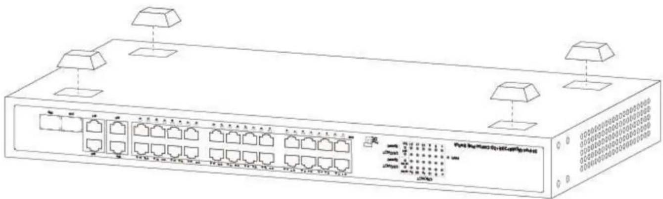 Cudy GS1028PS2 - Installazione desktop - 1