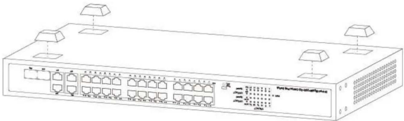 Cudy GS1028PS2 - Desktop-Installation - 1