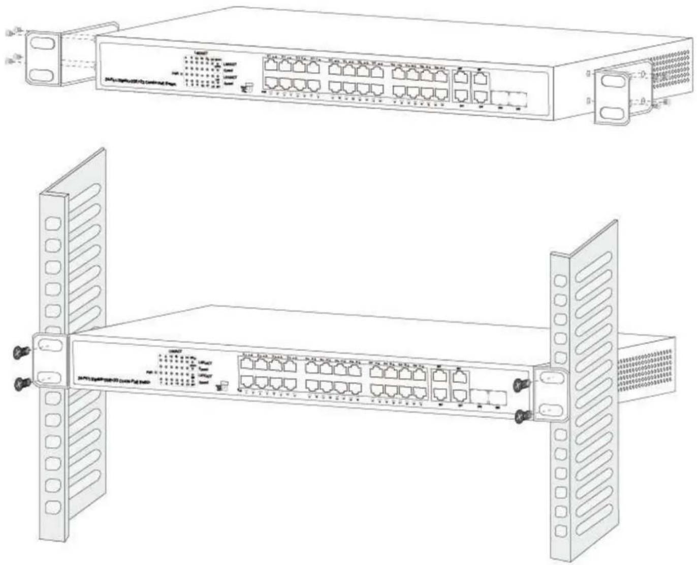 Cudy GS1028PS2 - Rack-mountable Installation - 1