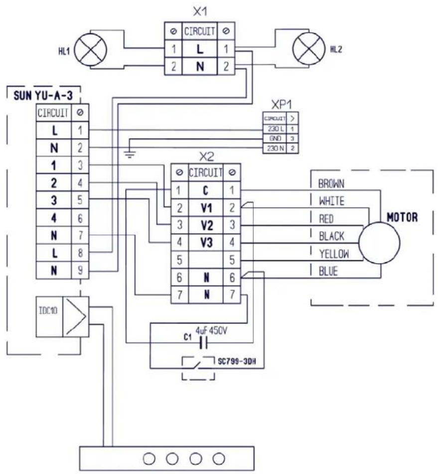 Gurari GCH B 117 - Schaltplan für das Modell GCH B 117 PRIMEN - 1