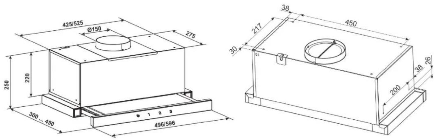 Gurari GCH B 117 - Dimensions - 1