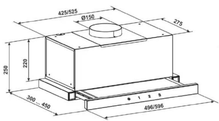 Gurari GCH B 117 - Disegno di dimensioni - 1