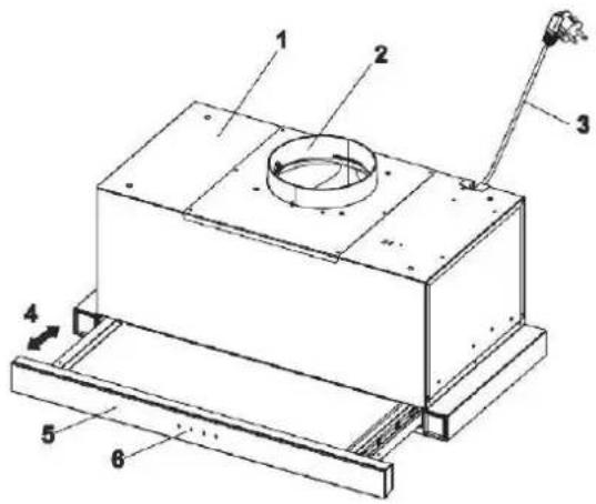 Gurari GCH B 117 - Teilebezeichnung - 1