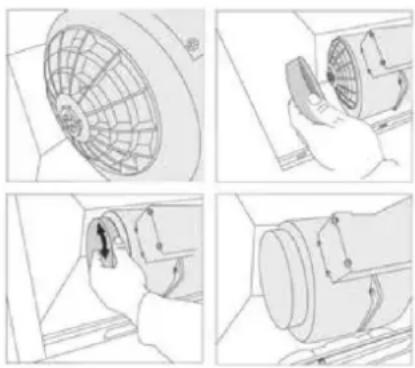 Gurari GCH B 117 - Inserimento e sostituzione del filtro al carbone - 1