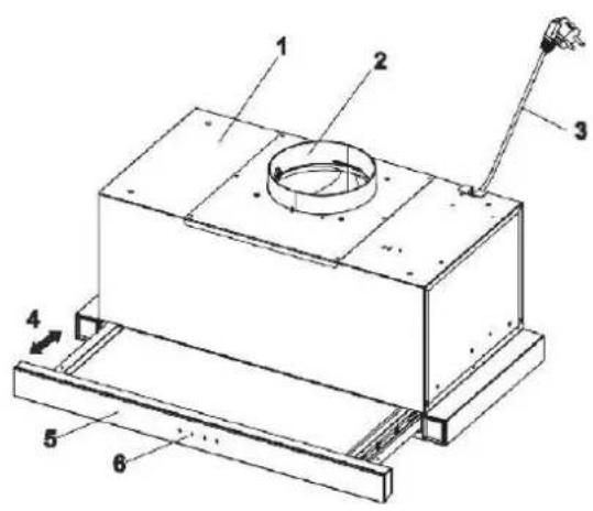 Gurari GCH B 117 - Parti della cappa - 1
