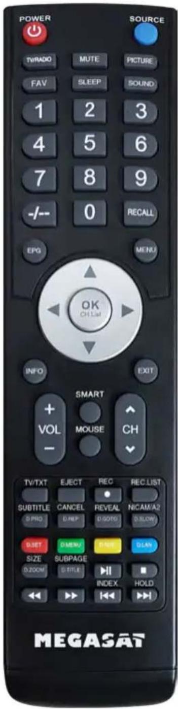 MEGASAT Royal Line IV 19 Smart - Télécommande - 1