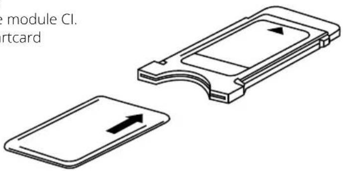 MEGASAT Royal Line IV 24 Smart - Insérer la smartcard dans le module Cl: - 1