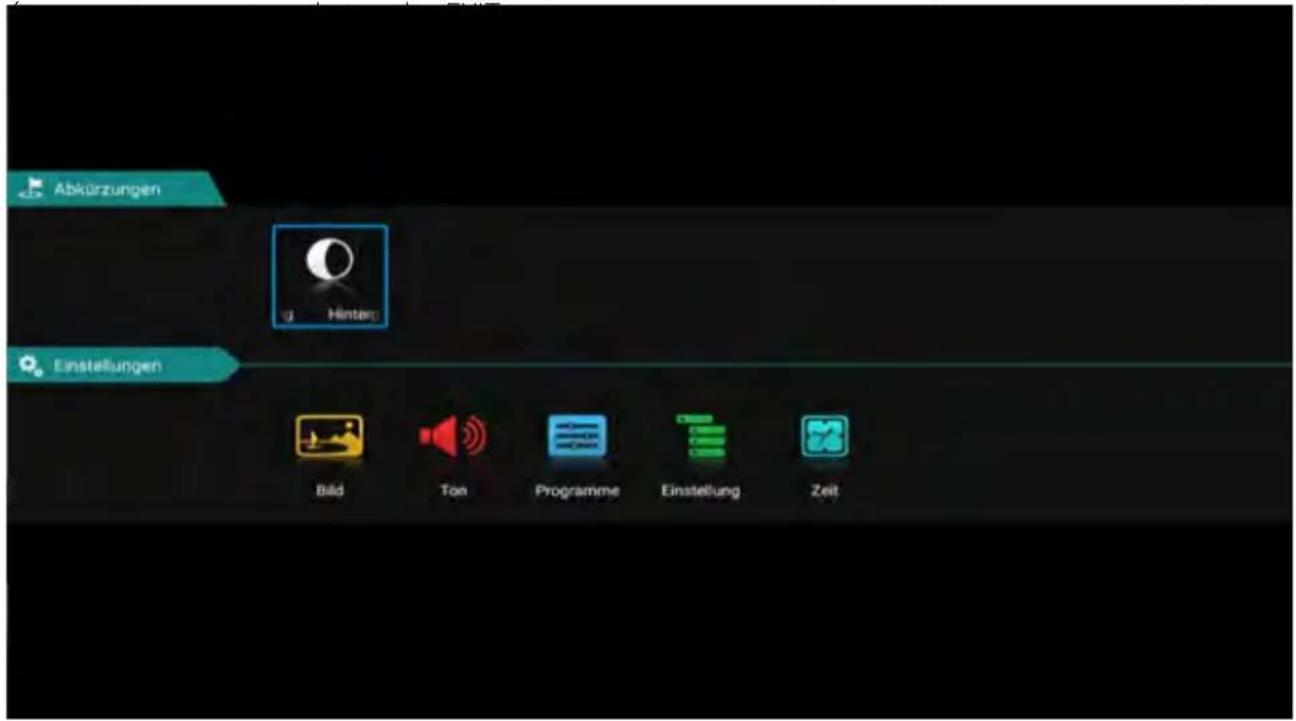 MEGASAT Royal Line IV 22 Smart - Menu principal - 1
