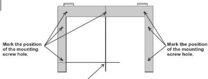 SYLVOX BT32A1KGGB - Mark the positions of wiring holes and screw holes. - 1