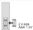 SYLVOX BT32A2KHGB - Mise en place des piles - 2