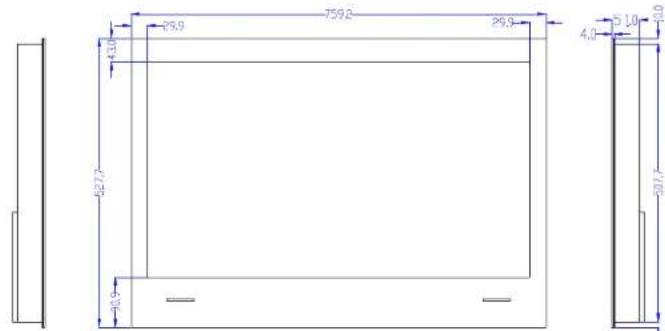 SYLVOX BT32A2KHGB - Tamaño de TV de 32 pulgadas Tamaño de - 3