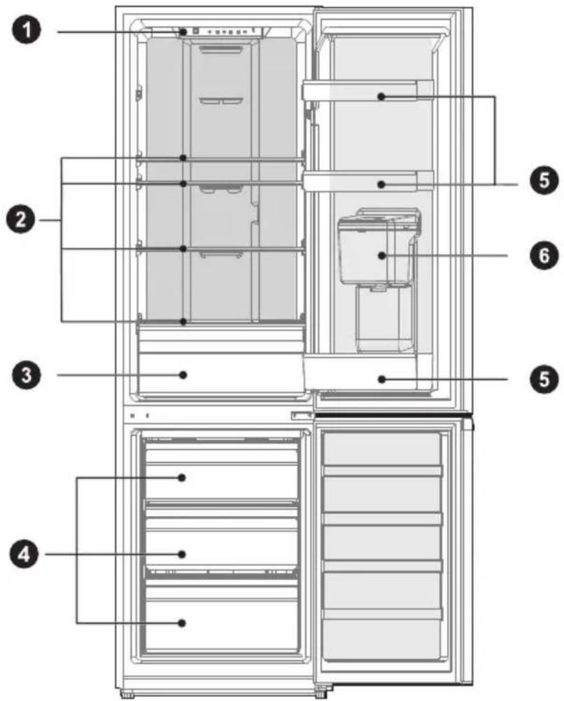 MIDEA MERB276FGE02A - Alkatrész neve - 1