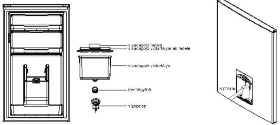MIDEA MERB276FGE02A - A vízadagoló használata (opcionális) - 1