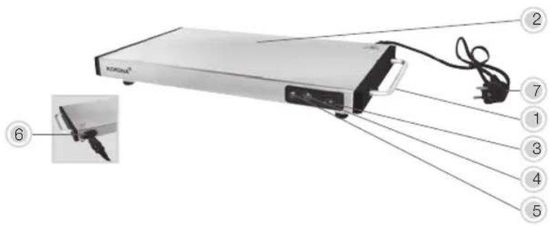 KORONA Warmhalteplatte - Product Description - 1