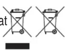 CARRERA RC Video One - Regulations on disposal for waste electrical and electronic equipment (WEEE) - 1