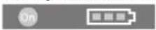 BOSCH GHE 18V-50 Professional - Battery charge indicator - 1