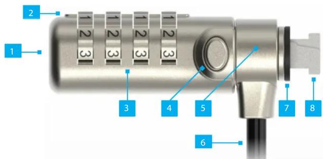StarTech.com SNANOC4D-LAPTOP-LOCK - ID du produit - 1