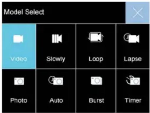 Prixton DV800 - Mode Setting - 1