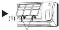 FUJITSU ASYE09GACH - Replace the intake grille and the air filter. - 2