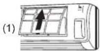 FUJITSU ASYE09GACH - Replace the intake grille and the air filter. - 1
