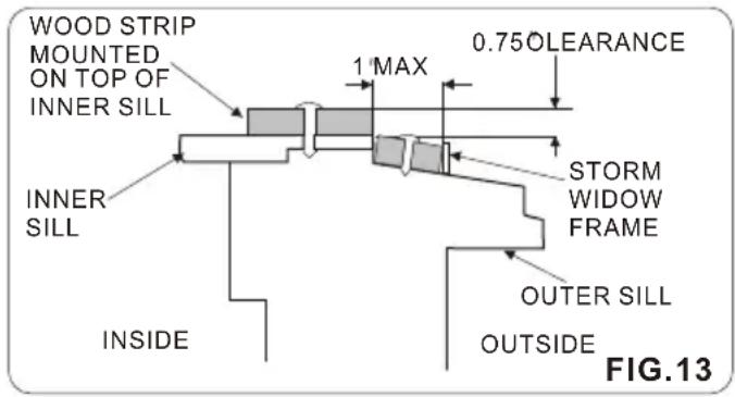 RCA RACE8002E - IF AIR CONDITIONER IS BLOCKED BY STORM WINDOW FRAME - 1