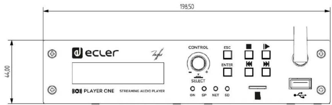 Ecler PLAYER ONE - SCHEMA MECANIQUE - 1