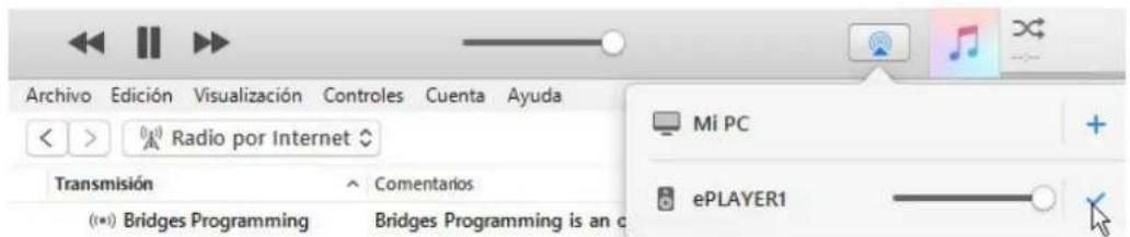 Ecler DUO-NET PLAYER - Playing internet radios via AirPlay (ePLAYER1): - 6