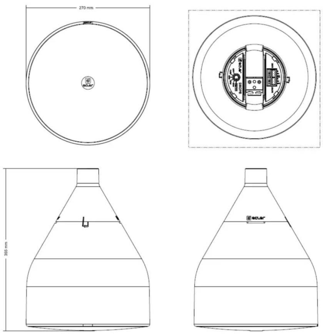 Ecler DROP6 - DIAGRAMME MÉCANICIEN - 1