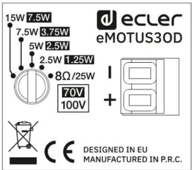 Ecler eMOTUS3OD - Comment les installer au mur: - 5
