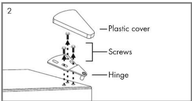 Wisberg WBMKK50D - DOOR REVERSAL INSTRUCTIONS - 1