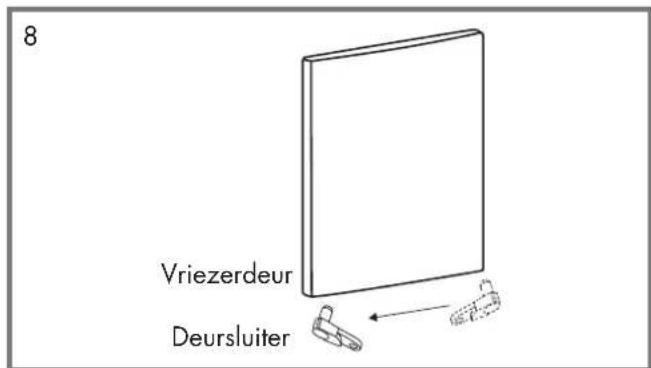 Wisberg WBMKK50D - DE DRAAIRICHTING VAN DE DEUR OMKEREN - 8