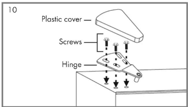 Wisberg WBMKK50D - DOOR REVERSAL INSTRUCTIONS - 11