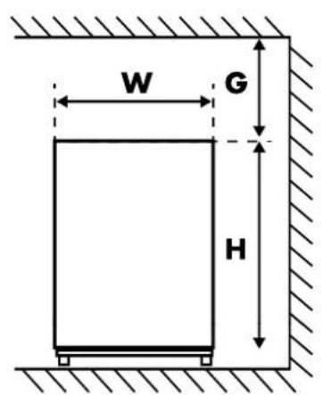 Wisberg WBKV55DB - MAße - 2