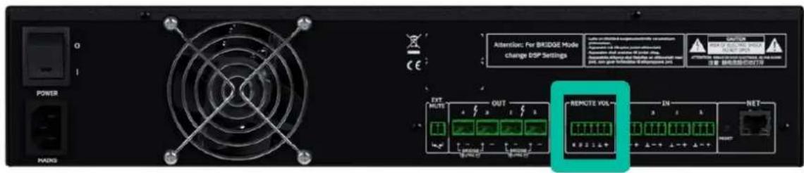 Ecler HADA-4B150 - Commande du volume à distance - 1
