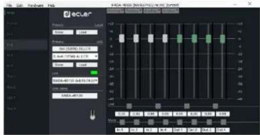 Ecler HADA-4B150 - Configuration avec HADA DSP Manager - 4
