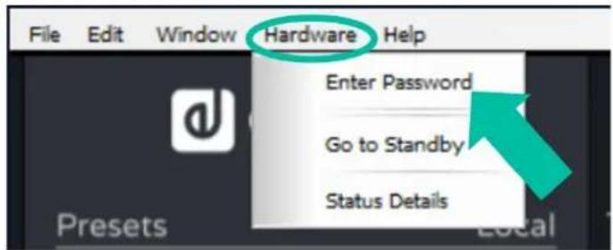 Ecler HADA-4B150 - Login (connexion) - 2