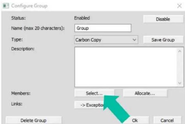 Ecler HADA-4B150 - Cliquez sur Select pour ajouter d'autres unités au même groupe. - 1