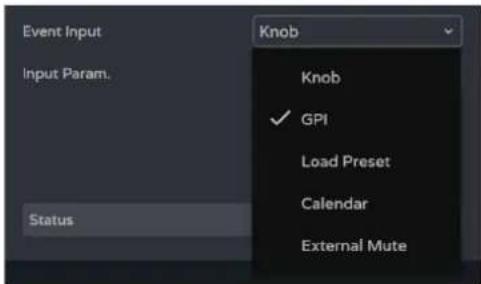 Ecler VIDA-24Q - EVENT INPUT KNOB - 5