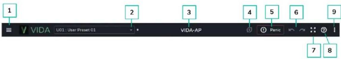 Ecler VIDA-24Q - BARRE D'APPLICATION - 1